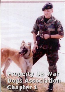 Colleen USAF and MWD Rex \'96 Korea